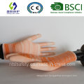 Orange PU Coated Work Safety Glove (SL-PU201O)